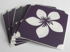 j288 GLITTERTATTOO 10 x stencil plumeria flower glitter tattoo L K