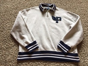 ralph lauren half zip vintage
