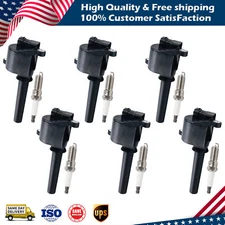 6X Ignition Coil+6X Spark Plug Pack For Suzuki Verona & Chevrolet Epica UF552