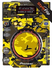 Pioneer CDJ-400 Skin Camo Yellow Protective Decal StyleFlip Skins