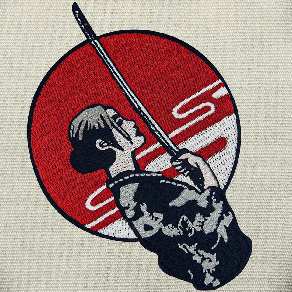 Japanese Bushido Embroidered Iron /Sew On Patches Hat Jeans patch applique 1044R - Image 4 of 4