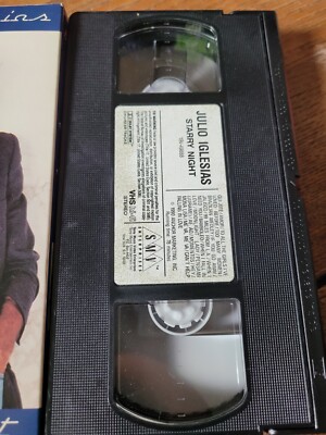 Julio Iglesias Starry Night VHS 1991 44744988835| eBay