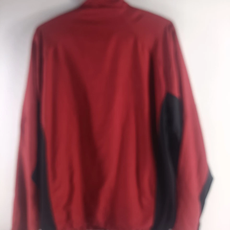 OnTour Mens Vintage 1/4 Zip Pullover Jacket Size L Red  - Image 4 of 4