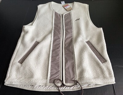 Nike NSW Sportswear Sport Essentials Fleece Vest DD5025-072 Men s Sz L NEW