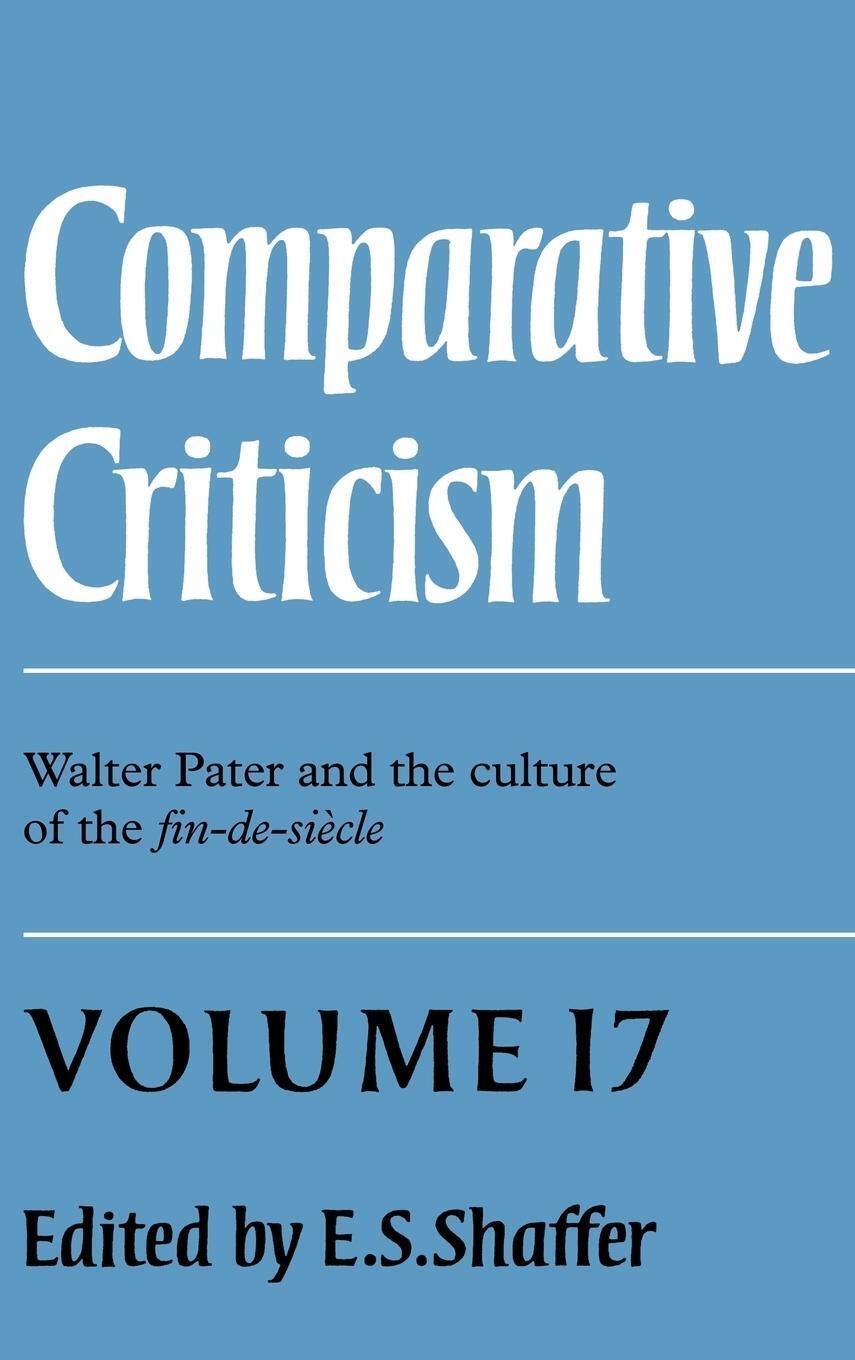 Thumbnail - E. S. Shaffer | Comparative Criticism | Buch | Englisch (2010)