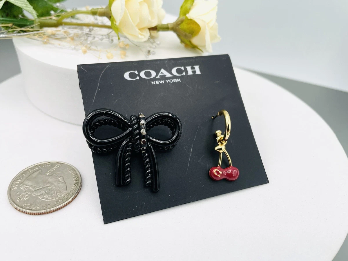 Coach cherry shop earrings