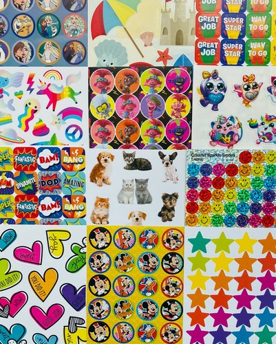 499+ HUGE Lot DIY Scrapbooking Stickers Great Variety of Supplies Lots Of Themes - Picture 11 of 15