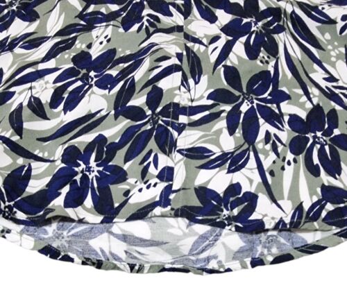 TRENERY Top Short Sleeve Womens Green Floral Shirt Size Medium - Like New - Picture 4 of 6