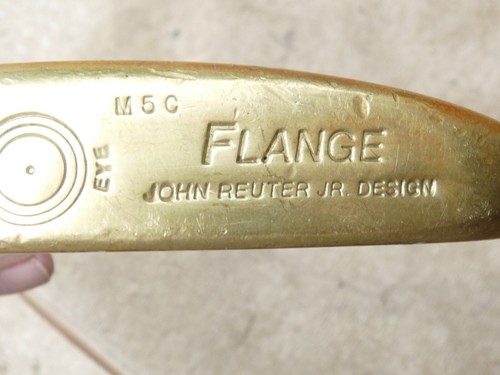 Acushnet Titleist Bulls Eye M5C 36" Brass Flange Blade Putter - Picture 2 of 8