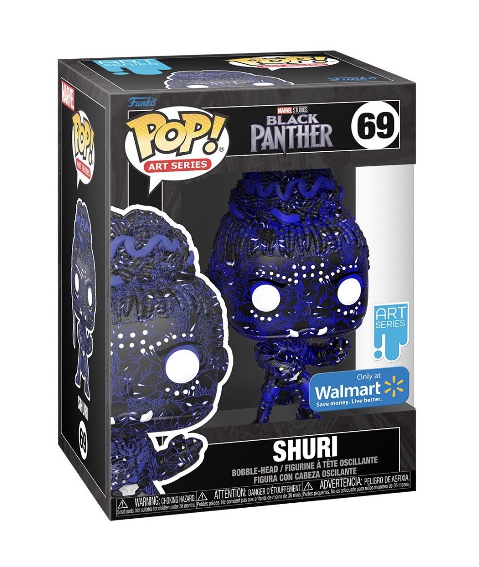 Funko 2022 Pop! Art Series #69 Shuri Marvel Studios Black