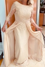 MOTHER OF THE BRIDE / GROOM FORMAL / EVENING GOWN beige/champagne BRAND NEW