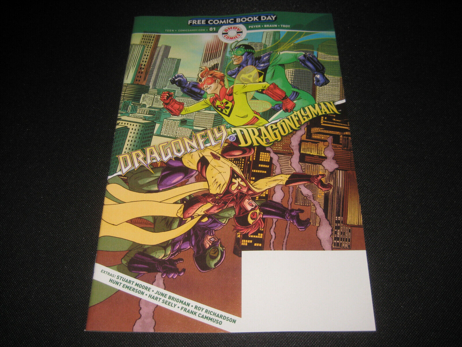 FREE COMIC BOOK DAY 2019 DRAGONFLY AND DRAGONFLYMAN (NEW) Tom Peyer Stuart Moore