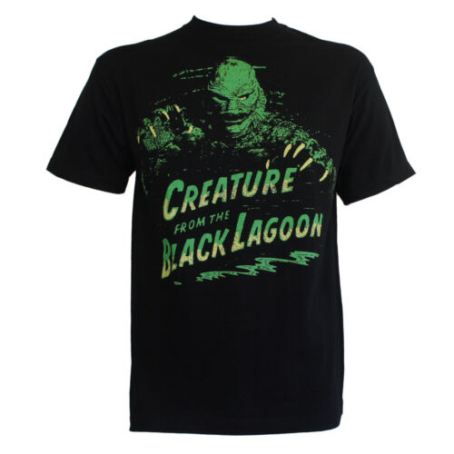 T-shirt homme adulte classique adulte classique Rock Rebel Green Creature du lagon noir du lagon noir  - Photo 1/3