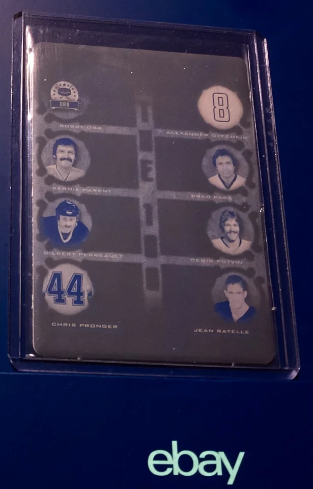 Александр Овечкин 1/1 печатная пластина Panini Superstar 2020 хоккей SP 1 из 1 - Изображение 3 из 4