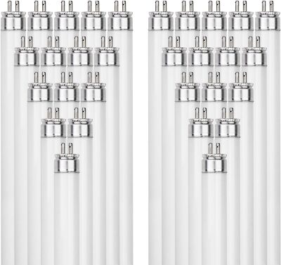Diodesy 40PK Fluorescent Tube Light Bulb,G5, 28W, 3500K, 2500LM