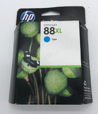 Genuine HP 88XL Cyan Ink OfficeJet Pro K550 K5400 K8600 L7480 L7650 Exp 07/2013