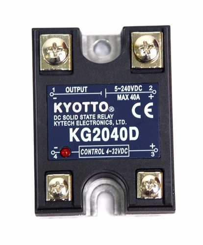 1 Stück Kyotto DC Halbleiterrelais SSR KG2040D 5-220VDC 40A [DC in to DC out] - Bild 1 von 8