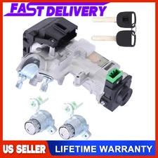 For Honda CRV 2002-06 Ignition Switch Cylinder Door Lock With Keys Complete Set