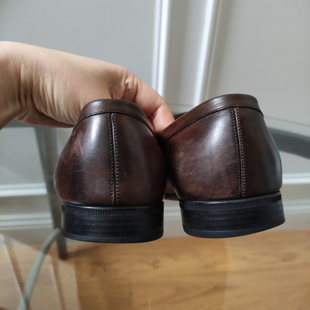 Gucci Leather GG Loafers Gucci Size Men\'s 6.5 US 7.5 Made In ITALY Gucci Jordaan Horsebit leather loafers Gucci main image 3