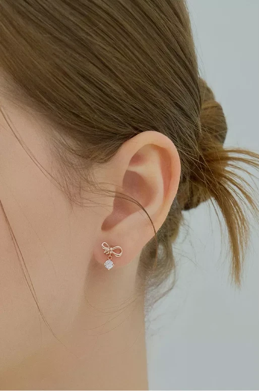 Серьги коллекции J.Estina Lala J JJLJEQ4BS355SR000 серебро 925 C.Z розовое золото - Изображение 4 из 4