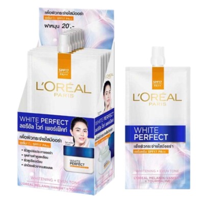Cream L'OREAL Sunscreen Serum SPF17 PA++White Perfect Aura