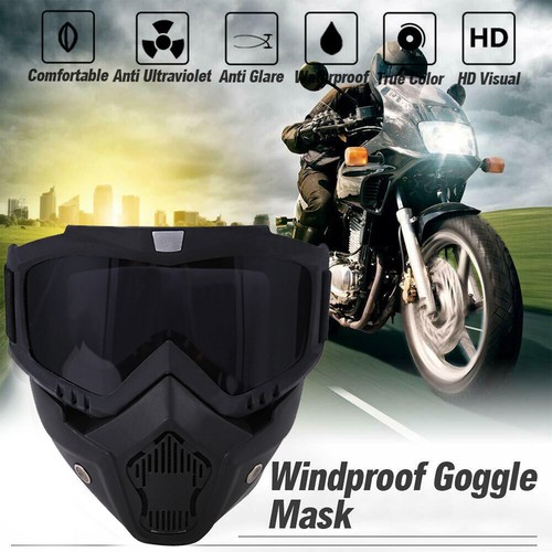 Motorcycle Goggles Glasses Face Mask Shield Motocross Dirt Bike Off Road ATV UTV - Bild 23 von 29
