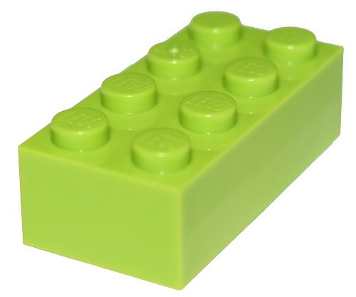 ☀️50x NEW LEGO 2x4 LIME GREEN Bricks (ID 3001) BULK Parts Grass