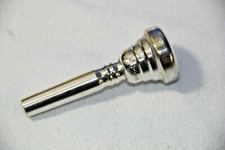 Nu Rim 'A' Cornet Mouthpiece Vintage Wide Rim Original. Silver Plated