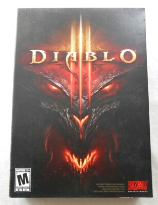 Diablo III PC Game DVD Windows XP / Vista / Windows 7/Mac 2012 Complete w/Key
