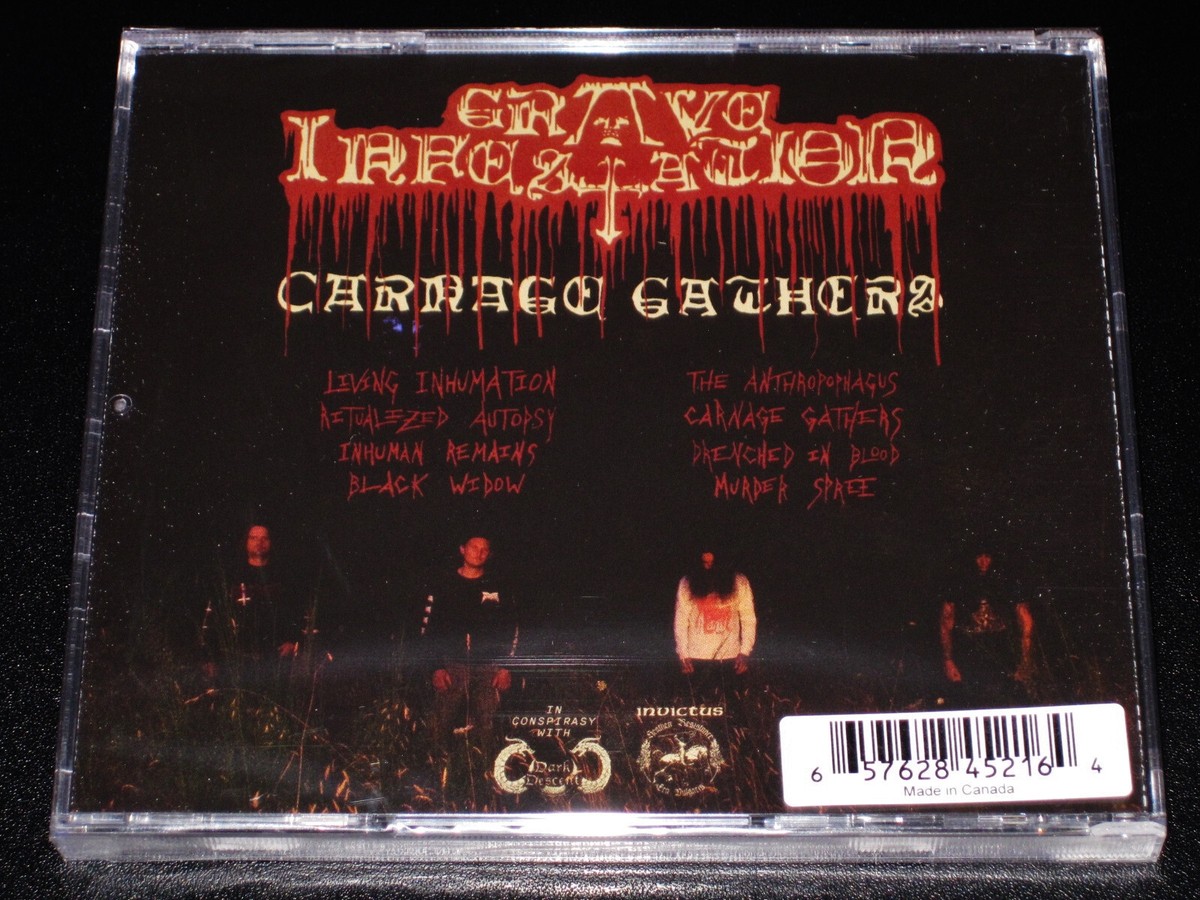 Grave Infestation - Carnage Gathers CD 2025 Dark Descent