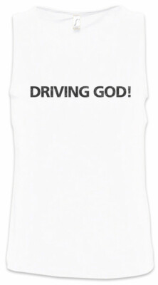 Driving God! Men Tank Top Race Racing car Driver Racer Petrol Head Fun Love