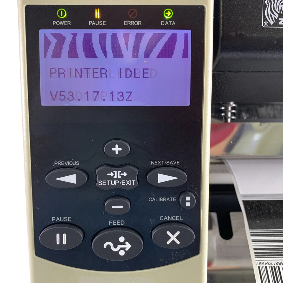 REFURBISHED Zebra 140Xi4 Thermal Transfer Label Printer LAN USB Zebra Firmware - Image 3 of 4