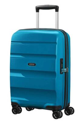 Valise Trolley American Tourister Soundbox Spinner 55 Exp Blu - Petit Format, Bleu, Neuf Sous Emballage