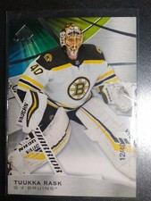 19-20 SP Game Used Tuukka Rask True Base! SP 12-40 Boston Bruins 