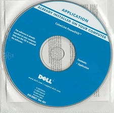 Dell Tools CD - Application -  Cyberlink PowerDVD P/N D0827  ~ CD-ROM