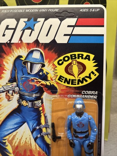 Gi Joe 1983 Style Blackmajor Mickey Mouse Cobra Commander magnifiquement recardé - Photo 9 sur 12