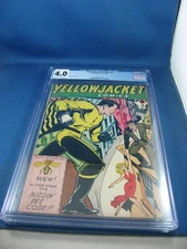 YELLOWJACKET 8 CGC 4.0 CHARLTON GOLDEN AGE 1946