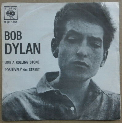 BOB DYLAN 'LIKE A ROLLING STONE', RARE ITALIAN PIC SLEEVE SINGLE.