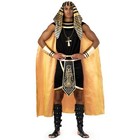Deluxe Men`s Pharaoh Costume Adult Egyptian King Halloween Fancy Dress M - XXL