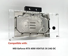 Granzon GPU Water Block For MSI GeForce RTX 4090 VENTUS 3X 24G OC N-MS4090VES-X