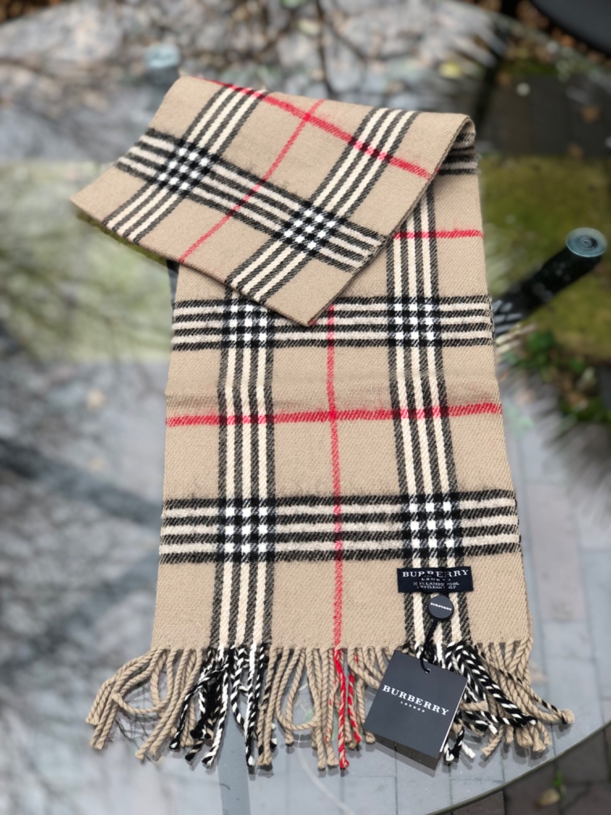 Burberry Beige Scarf - Authentic & Brand New with Tags and Packaging