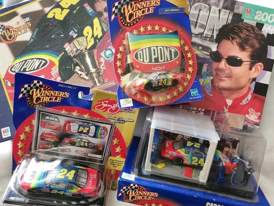 Jeff Gordan NASCAR 🏁 Winner's Circle 🏆 Hasbro/ MB Collector's lot (5pcs.) - Image 2 of 4