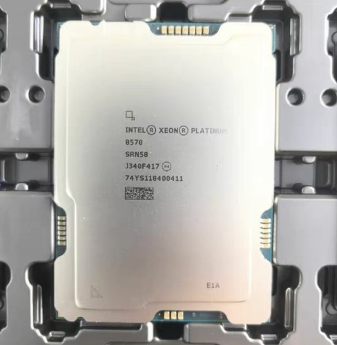 2pcs Intel Xeon Platinum 8570 CPU LGA4677 56Corse 112T 2.1 GHz Processors - 第 1/3 張圖片