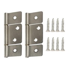 Screw Man Three Leaf Non-Mortised Hinge for Mobile Home & RV Interior Sliver 