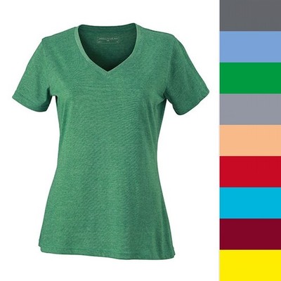 James & Nicholson Ladies' Heather T-Shirt JN973 Damen T-Shirt NEU