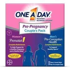 One A Day Men's  Women's Pre-Pregnancy 60 Count Pack of 1 , Standart
