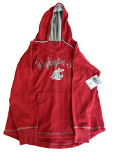 Washington State University WSU Cougars Womens Hoodie Sweatshirt Medium NWT