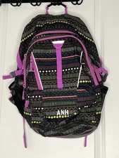 Lands End Classmate Backpack Xl Black/Purple