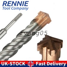 SDS-Plus Hammer Drill Bits Cross Tip 4 Cutter Turbo Tip Professional All Sizes