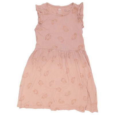 H&M Basic, Kleid, Größe: 92, Pink, Baumwolle, Print, Mädchen #bKf